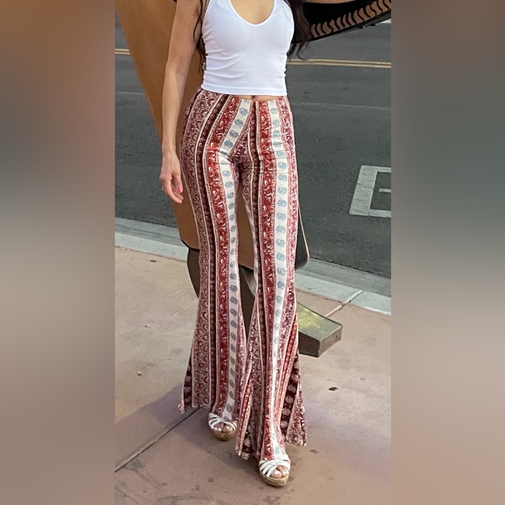 Windsor - Vintage-Inspired Striped Flare Pants